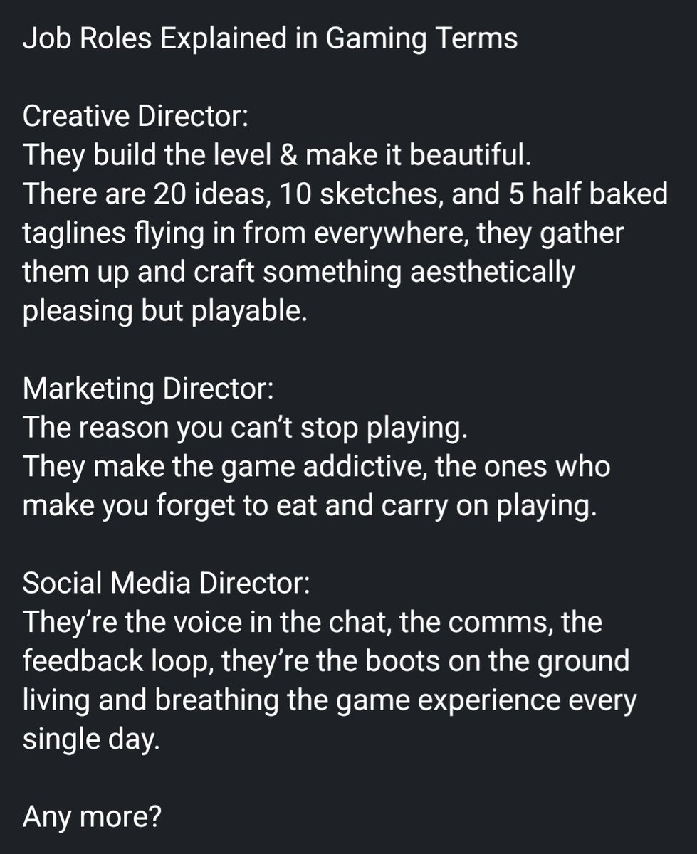 3RavenStudio's tweet image. Which are you if your job was in gaming?
