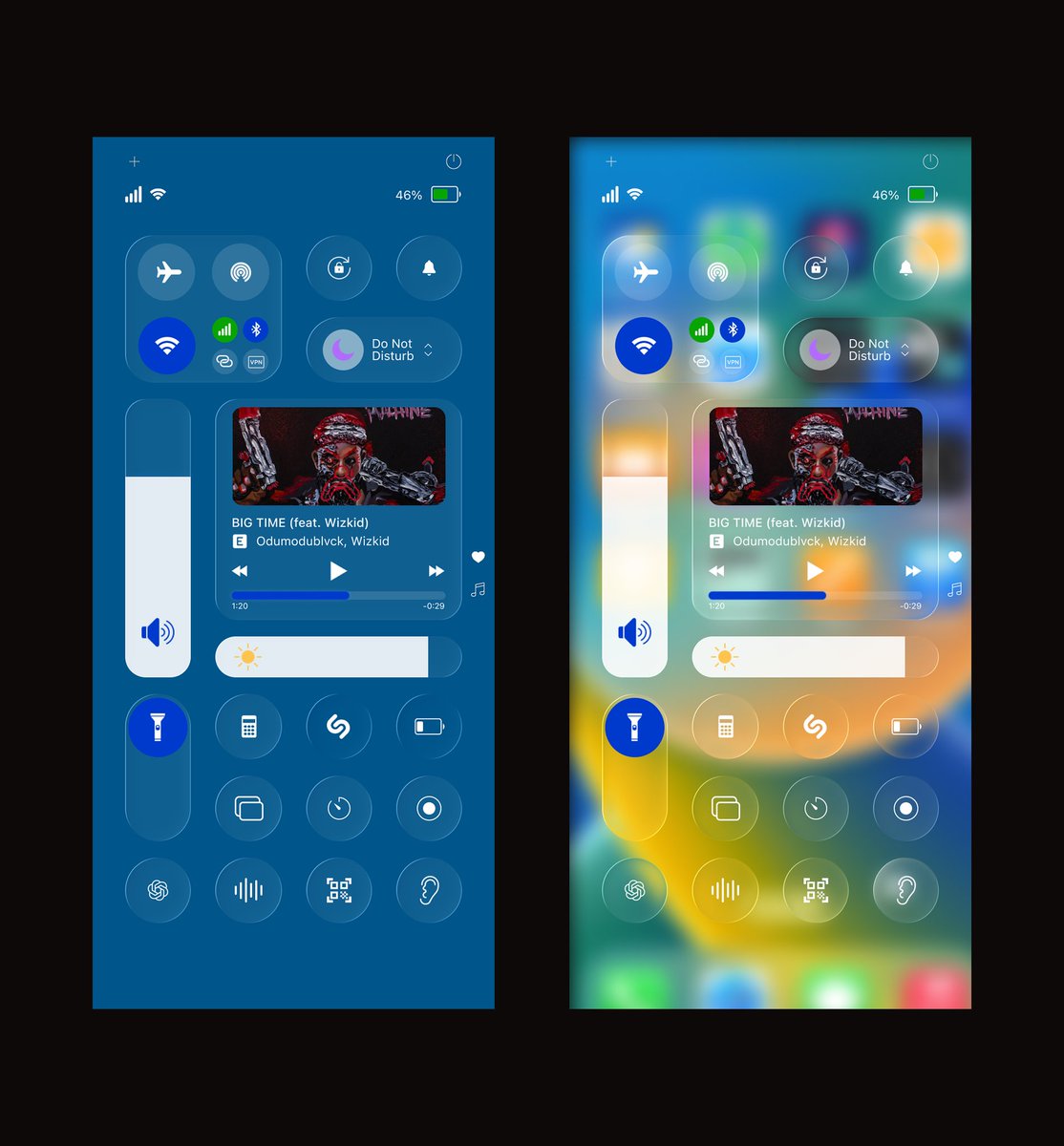 Thatdesign_girl's tweet image. For day 16, I revisited something we all use daily, our phone control panels and reimagined the latest iOS 26 Control Center with a focus on clarity, depth, and usability.
What do you think?
#UXDesign #iOSDesign #UIDesign #creativediscipline100 #ProductDesign