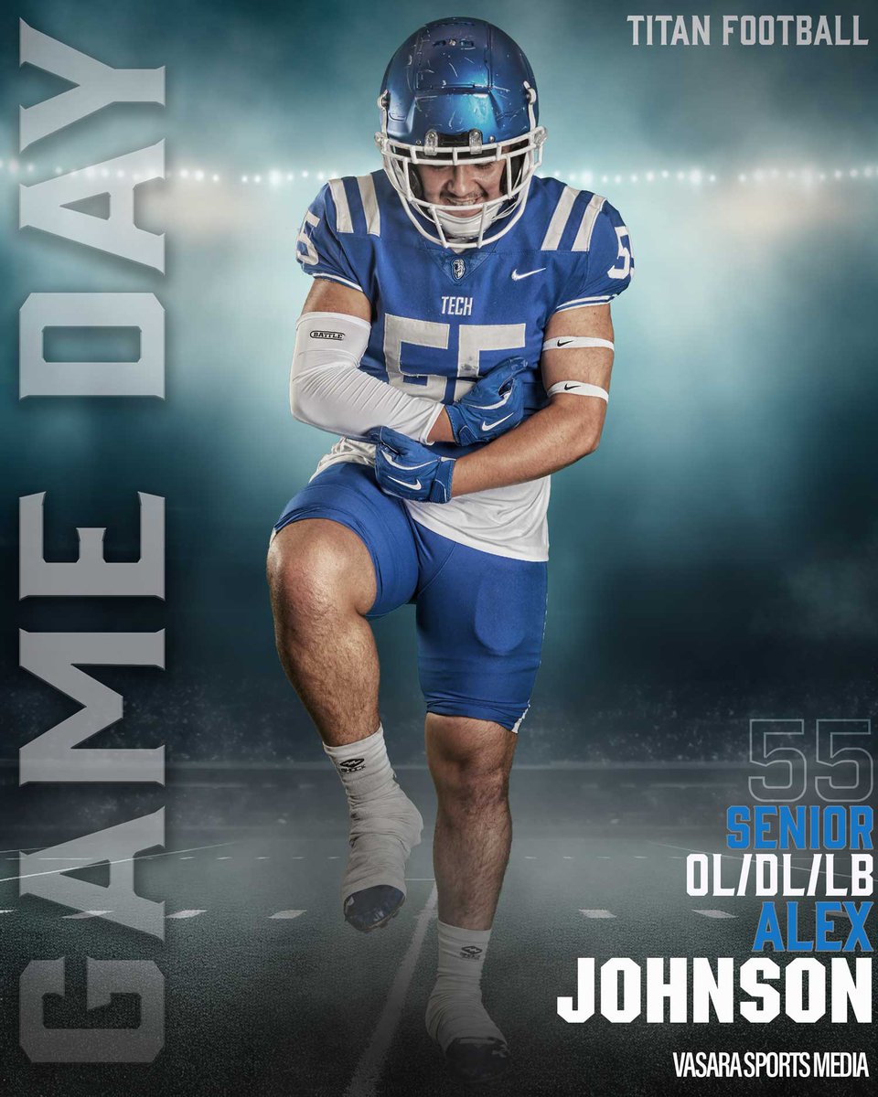 Vasaraphoto's tweet image. 8th Game of the Season!

🖤🤍💙

🗓️ October 17th, 2025, at 7:30 PM

VS TRAVIS

📍Titan Colosseum

Meet Our Titan:

#55 - SENIOR - Alex Johnson - OL/DL/LB

#thisistech

#manornewtechfootball

#techfootball

#vasarasportsmedia

#sportsmarketing

#sportsmedia

#mediadayimages…