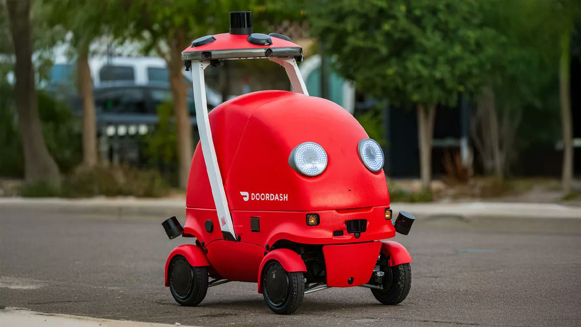 BeverageInd's tweet image. Given this interest, it comes as no surprise that eCommerce is embracing autonomous technology.
Image courtesy of @DoorDash 

#Automation #AutonomousVehicles #AGVs #BeverageIndustry

brnw.ch/21wWIyx