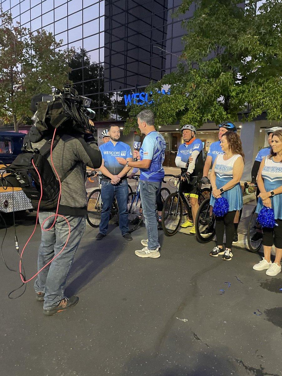 wescomfinancial's tweet photo. Team Wescom Financial was featured on @KTLA this morning with @ericspillman highlighting our participation in @mssociety Bike MS: Bay to Bay this weekend! This year we’re celebrating our fundraising milestone of $2M collectively over our 19 seasons of riding🙌 #bikems #mssociety https://t.co/Gri4rkBlXB