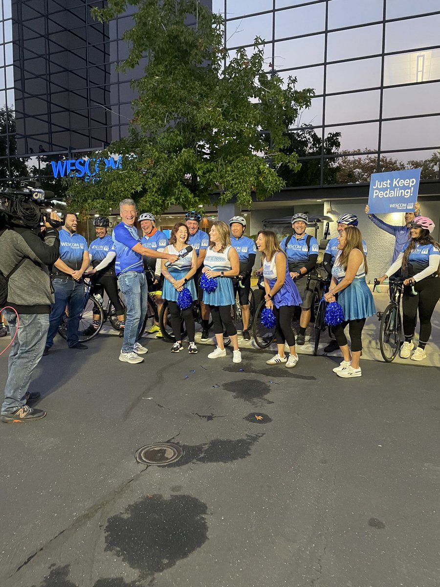 wescomfinancial's tweet photo. Team Wescom Financial was featured on @KTLA this morning with @ericspillman highlighting our participation in @mssociety Bike MS: Bay to Bay this weekend! This year we’re celebrating our fundraising milestone of $2M collectively over our 19 seasons of riding🙌 #bikems #mssociety https://t.co/Gri4rkBlXB