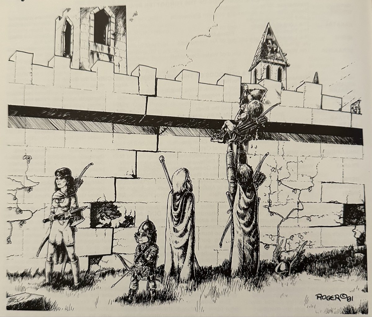 BroodingPaladin's tweet image. Since the topic has been D&amp;amp;D art lately, here’s some good art from Roger Raupp from the Oct. 1981 Dragon magazine. 
#dnd #ttrpg #fantasyart