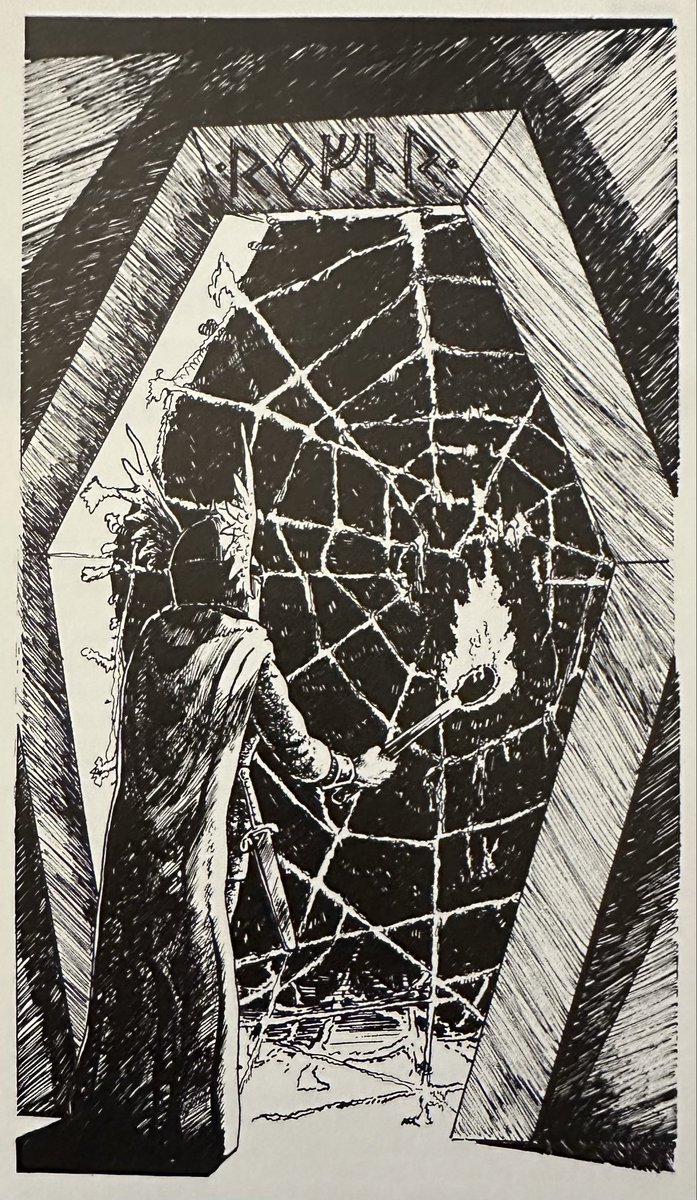 BroodingPaladin's tweet image. Since the topic has been D&amp;amp;D art lately, here’s some good art from Roger Raupp from the Oct. 1981 Dragon magazine. 
#dnd #ttrpg #fantasyart