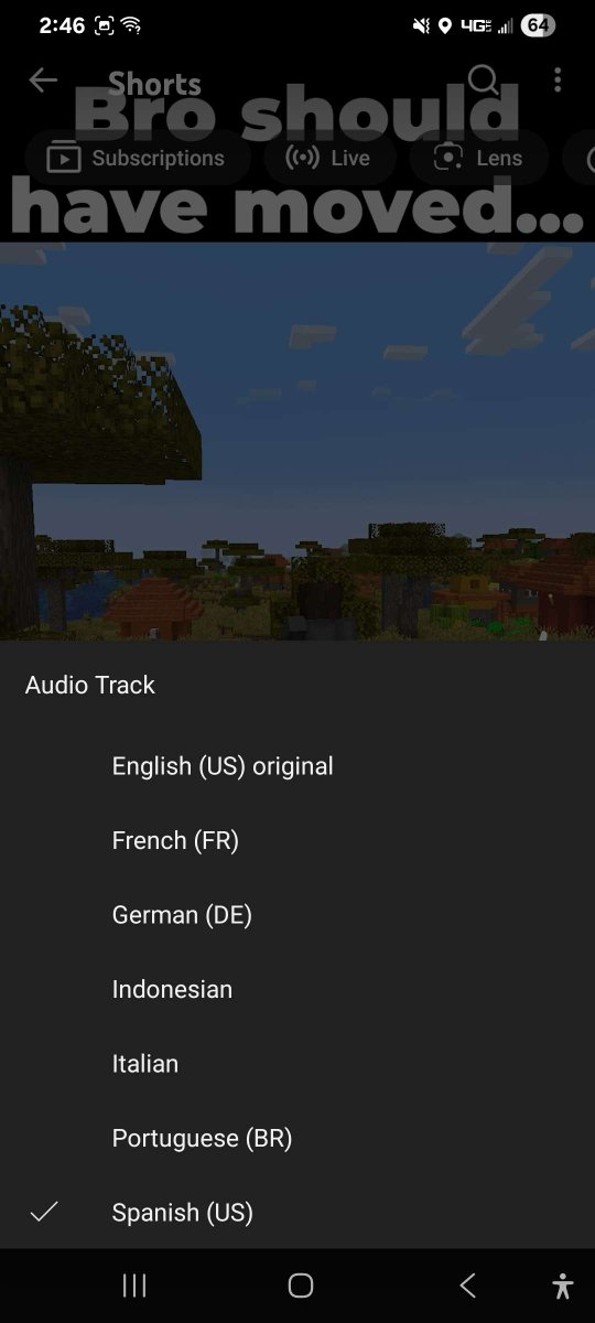 ChillzBelowZero's tweet photo. @YouTube Not that this message will get much attention. But if it does, could you explain why, after disabling your AI auto dubbing feature, my videos are still being auto dubbed? Just wanna understand why I have the option to disable it if it doesn't actually turn it off... https://t.co/vnbSNkUSo4
