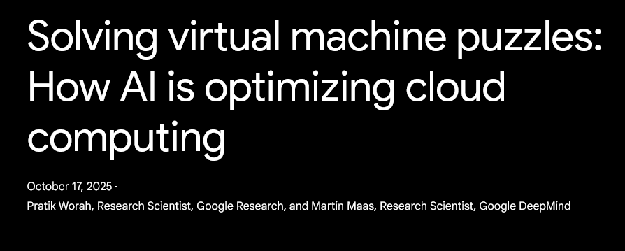Dr_Singularity's tweet image. Another day, another big AI achievement from Google

Google researchers built an AI system called LAVA that makes cloud computing more efficient. 

It predicts how long virtual machines will run and keeps updating those predictions in real time. 

This helps Google’s data centers…