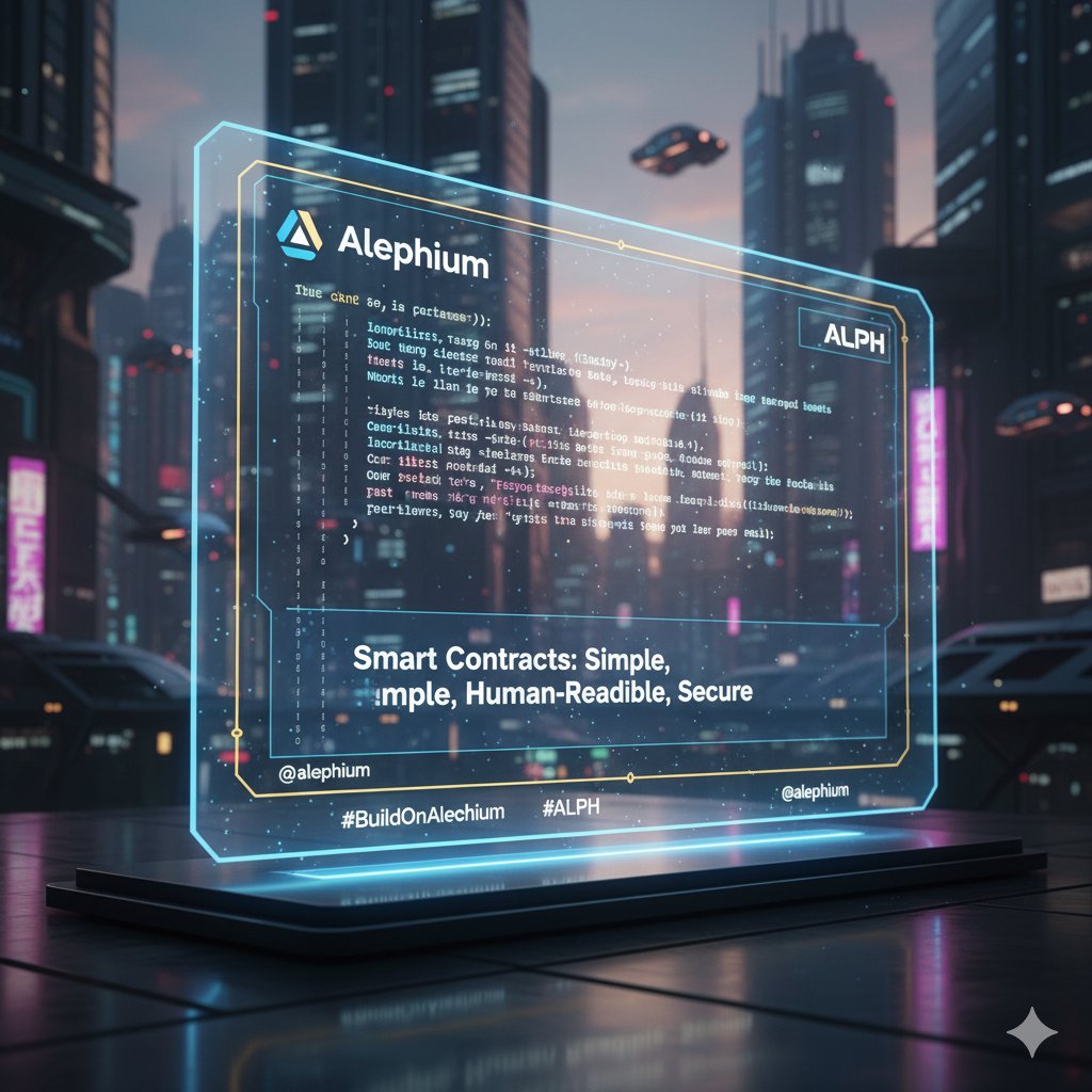 Rumior01's tweet image. Did you know? Alephium supports smart contracts in a simple, human-readable way making it developer-friendly and secure.
#BuildOnAlephium #ALPH @alephium