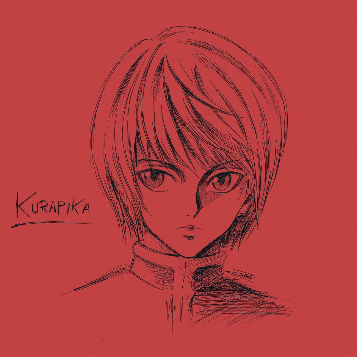 #ZIMOXART ✍️

Quick Sketch #KURAPIKA ❤️

#HunterxHunter #HxH #ハンターハンター #kurapika