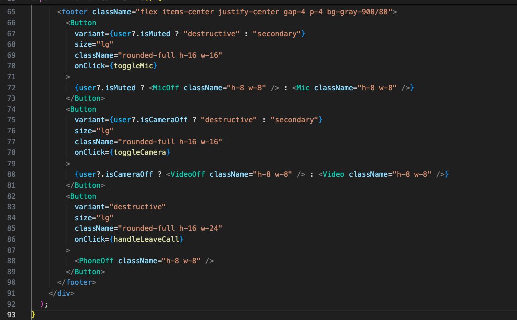 atharva_191's tweet image. Day 88 of #100DaysOfCode ⚡
Built the main in-call UI for my AI SaaS app
– Full-screen layout ✅
– Participant grid ✅
– Mic / Camera / End controls
Feels awesome seeing the core feature come alive
#ReactJS #NextJS #SaaS #WebDev #AI