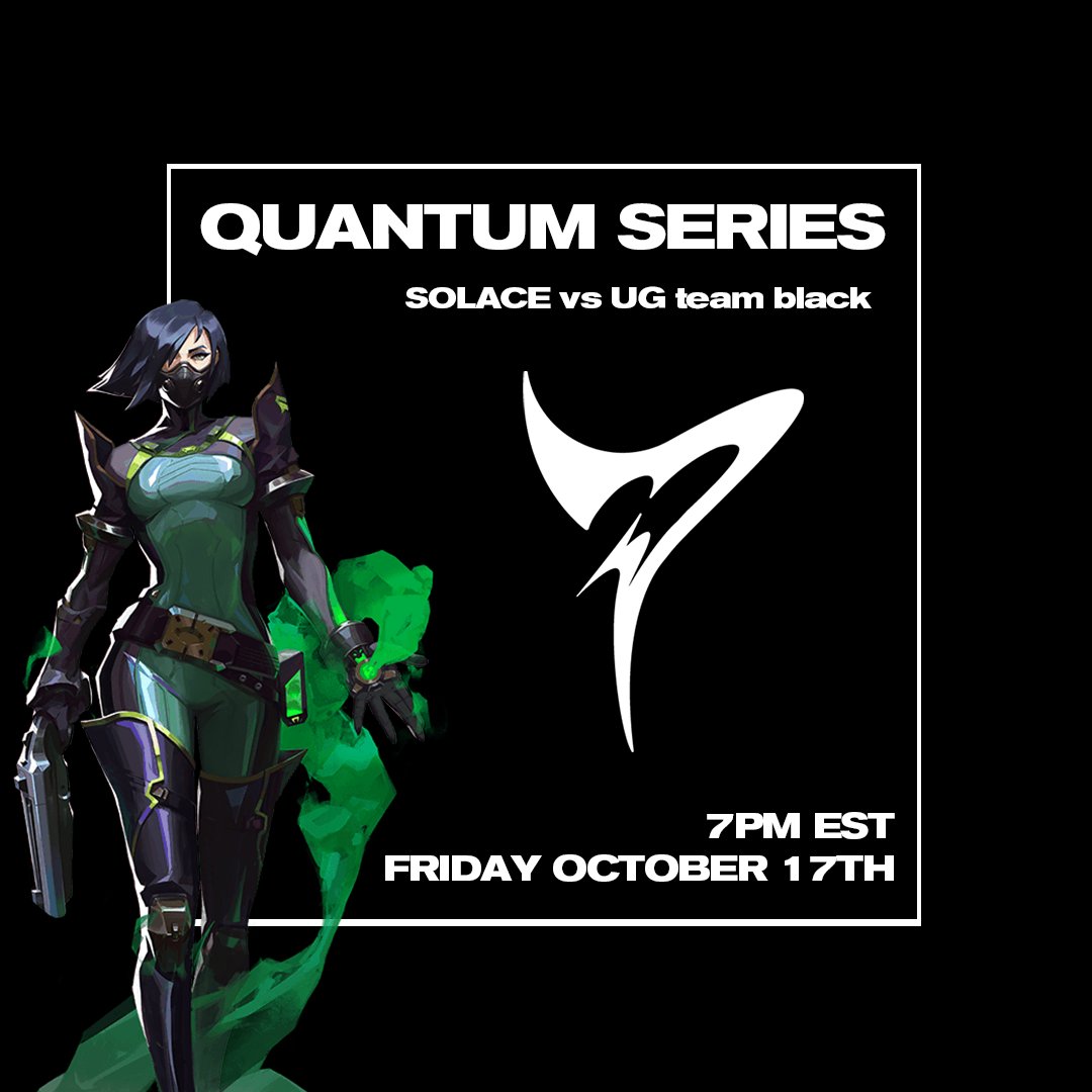 SOLACE_val's tweet photo. SOLACE is playing their first game of the Quantum Series tournament tonight at 7PM EST @QTMgg_ 

Watch them LIVE at https://t.co/uCTf2xgv9K https://t.co/pIVjA2yCBl