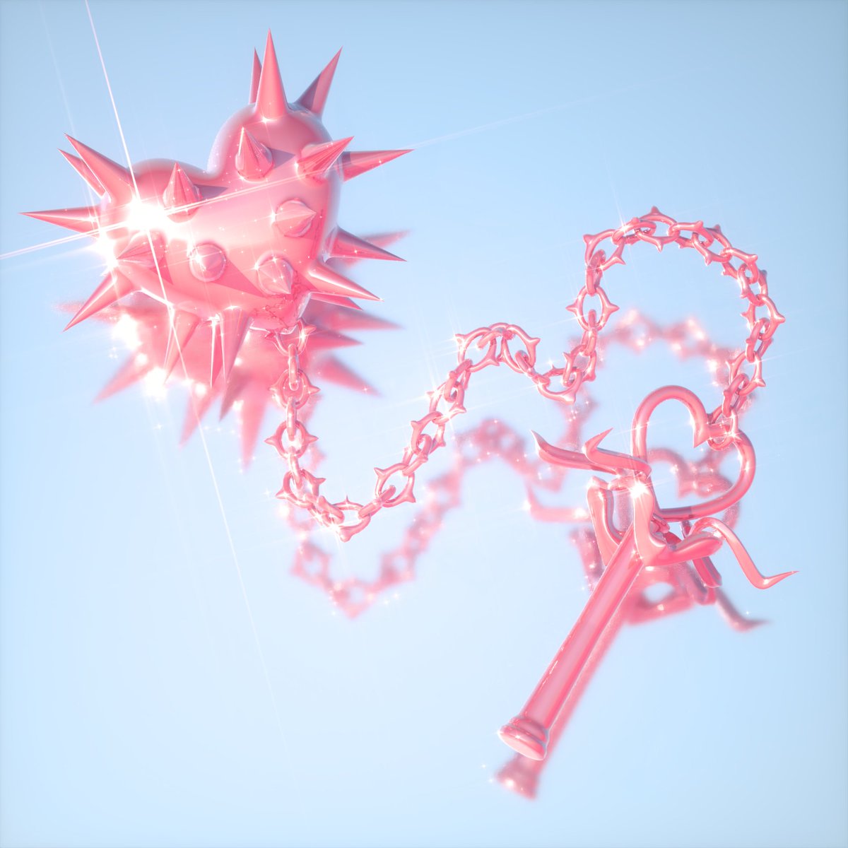 FIEND___'s tweet image. my pink artwork