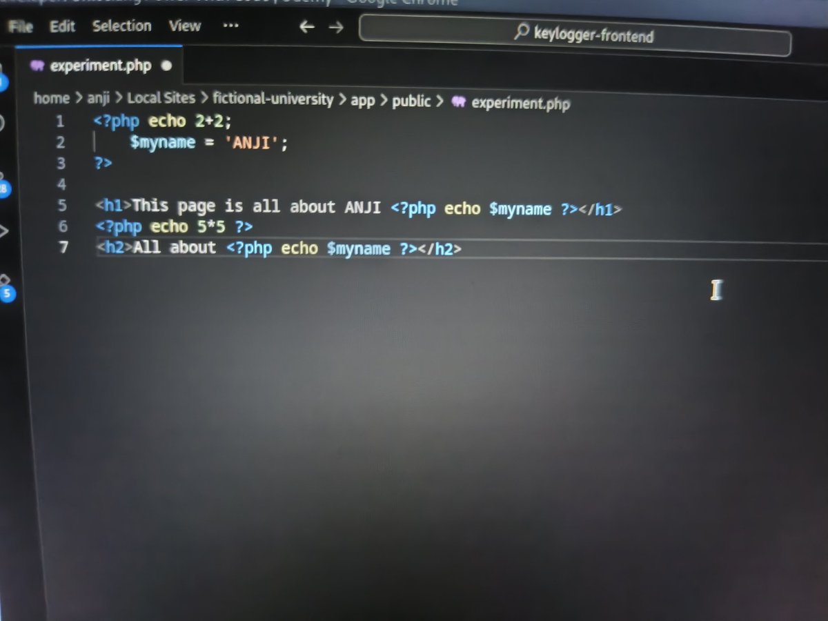 OniyeleAnjola's tweet image. Wrote my first php code today. 

Wish me well