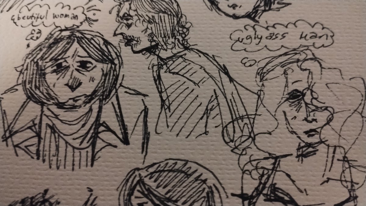 1poo2poo3poo's tweet photo. new sketchbook #ninahtwt #ninah #ninahoc #wireface #coatguy #seductivelady https://t.co/BMaH68jH2M
