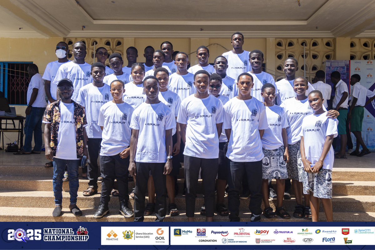 Arrival: The team from Accra High School have arrived - not just in a bus, but in belief.

Ready?

#NSMQArrivals #NSMQPrelims #NSMQ2025