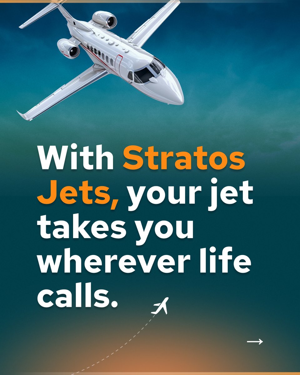 StratosJets's tweet image. Europe for lunch. Aspen for the weekend. A client meeting in Dubai. With Stratos Jets there are no limits, only destinations 🌍

#GlobalTravel #PrivateJetLife #LuxuryAviation