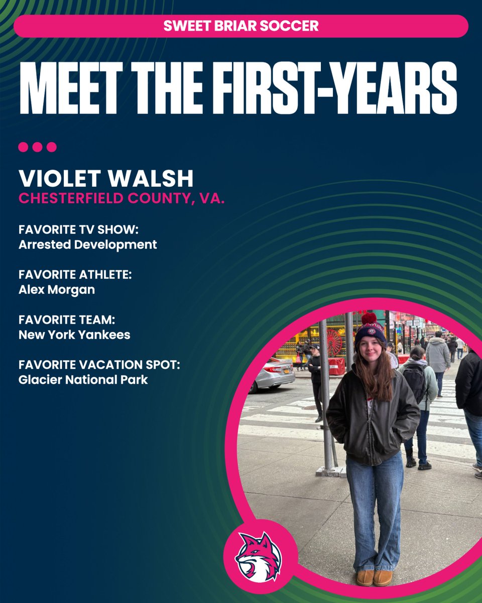SBCvixens's tweet photo. This week for #FirstYearFriday get to know Violet Walsh, an integral part of the Vixens' defense ๐๐
#upupsweet x #vixenFIERCE x #PASSION https://t.co/cCez1JmYQV