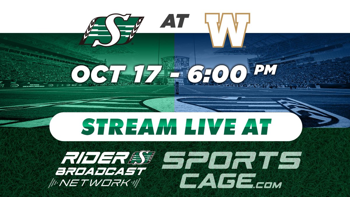 It's Rider Game Day! Catch every second of the action from today's game on 620CKRM! Join Dave Thomas, the official voice of the Saskatchewan Roughriders, along with Luc Mullinder, as they bring you play-by-play and exclusive interviews and content on the Rider Broadcast Network.