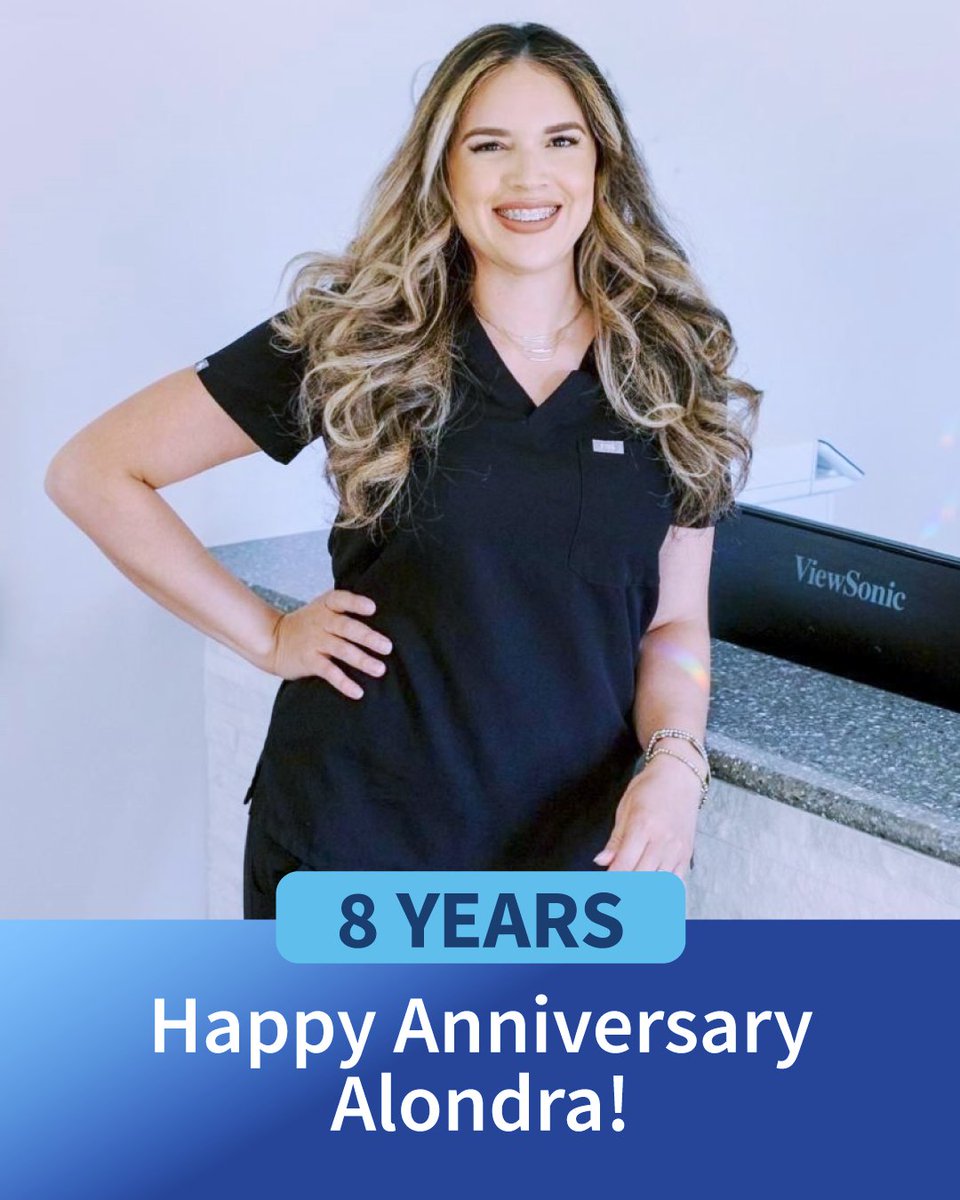 stridechc's tweet image. Alondra Cedeno is our #Dental Assistant Training Manager at #STRIDECHC, and we are grateful for the dedication and hard work she has contributing over the past 8 years.

Thank you for helping shape the future of #DentalCare  through training and leadership.