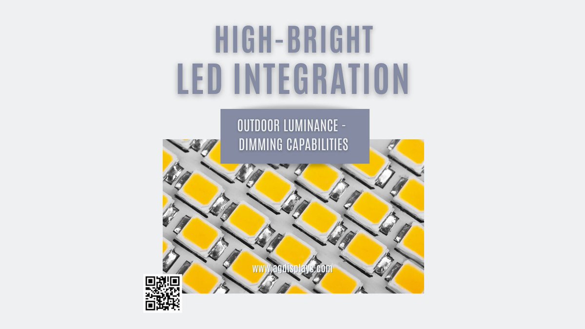 AGDisplays's tweet image. 💡😎Our High-Bright LED Integration solutions are perfect for enhancing visibility and efficiency in any environment. 

Learn more at lnkd.in/es8mkwPU👀 

#LEDTechnology #OutdoorLighting #Innovation #LEDIntegration