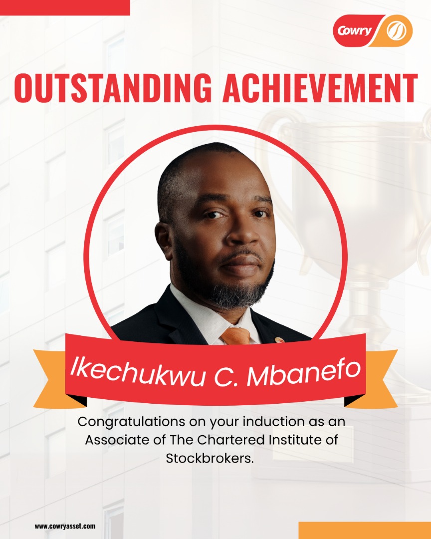 CowryAssetMgt's tweet image. We proudly celebrate four of our team members on their remarkable induction into The Chartered Institute of Stockbrokers —
Congratulations on this outstanding achievement! 

#CowryAsset #OutstandingAchievement #CIS #ProfessionalExcellence #CowryTeam #ProudMoment