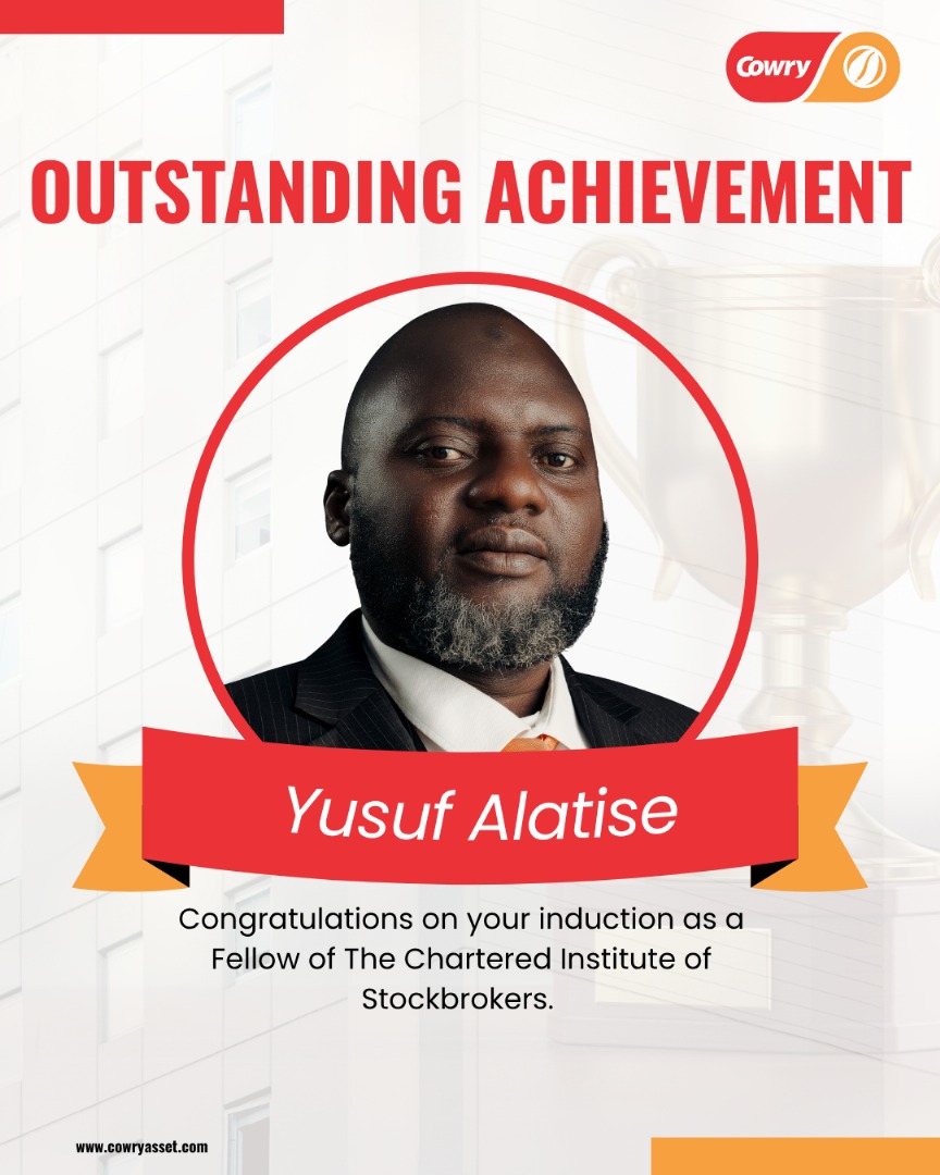 CowryAssetMgt's tweet image. We proudly celebrate four of our team members on their remarkable induction into The Chartered Institute of Stockbrokers —
Congratulations on this outstanding achievement! 

#CowryAsset #OutstandingAchievement #CIS #ProfessionalExcellence #CowryTeam #ProudMoment
