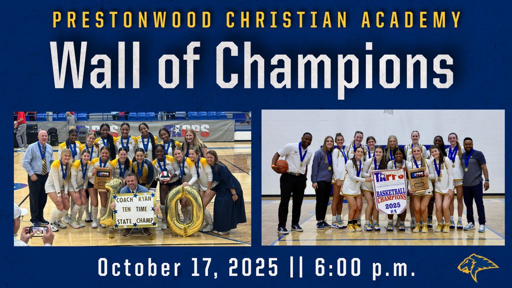 Join us as we go down memory lane tonight to honor our 2024-25 TAPPS 6A State Champions! 
🏐 : Volleyball: Coached by Coach Ryan Mitchell
🏀 : Girls Basketball: Coached by Coach Elgin Hollins

📍 Lions Plaza
⏰ 6:00 p.m. 

GO LIONS!