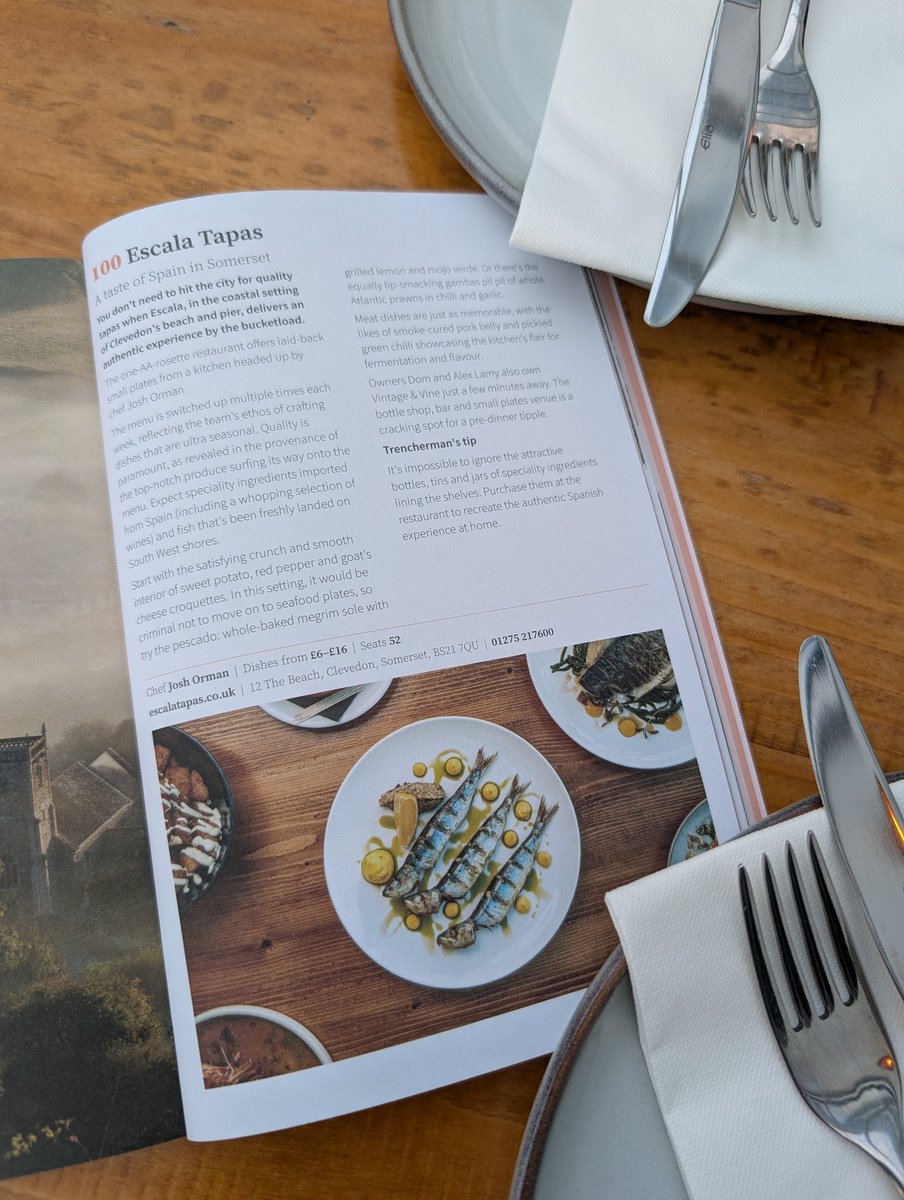escalatapas's tweet photo. Proud to be in the Trenchermans Guide for another year. Lots of amazing places in the guide https://t.co/OqHjee4172