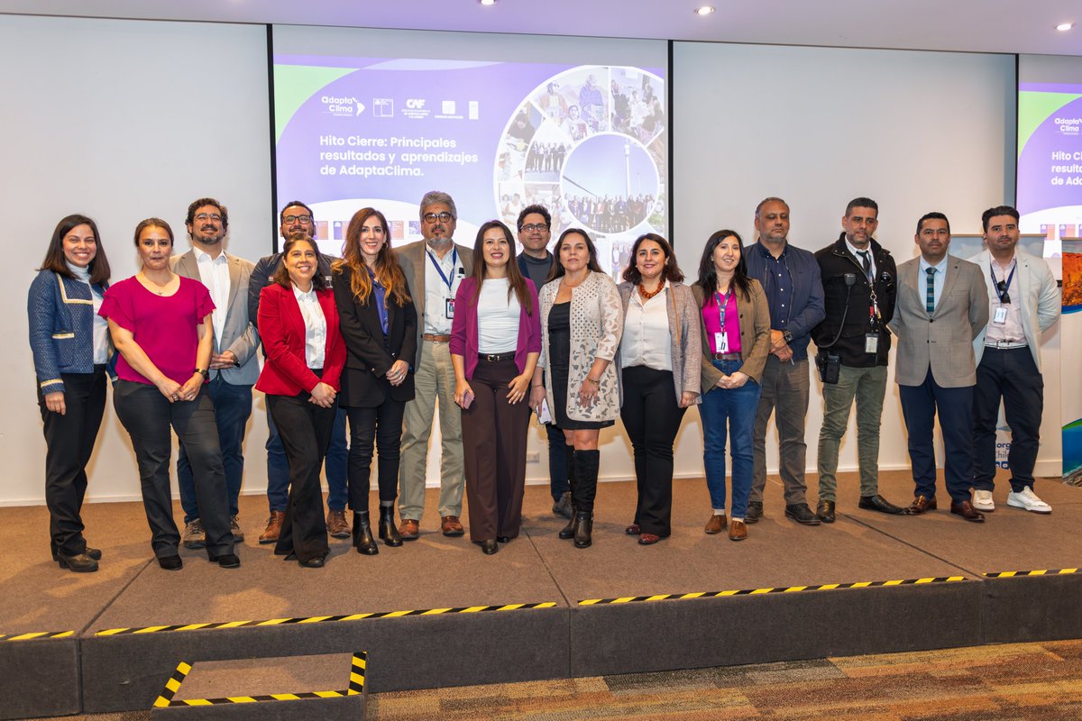 Adapta_Clima's tweet image. 🌎 Un referente regional

Tras 6 años de trabajo para la acción climática, #AdaptaClima deja huella en Chile 🇨🇱: infraestructura, alertas tempranas y educación ambiental que fortalecen la resiliencia frente al clima.

🔍 Sus avances: ow.ly/hjvk50XehHL