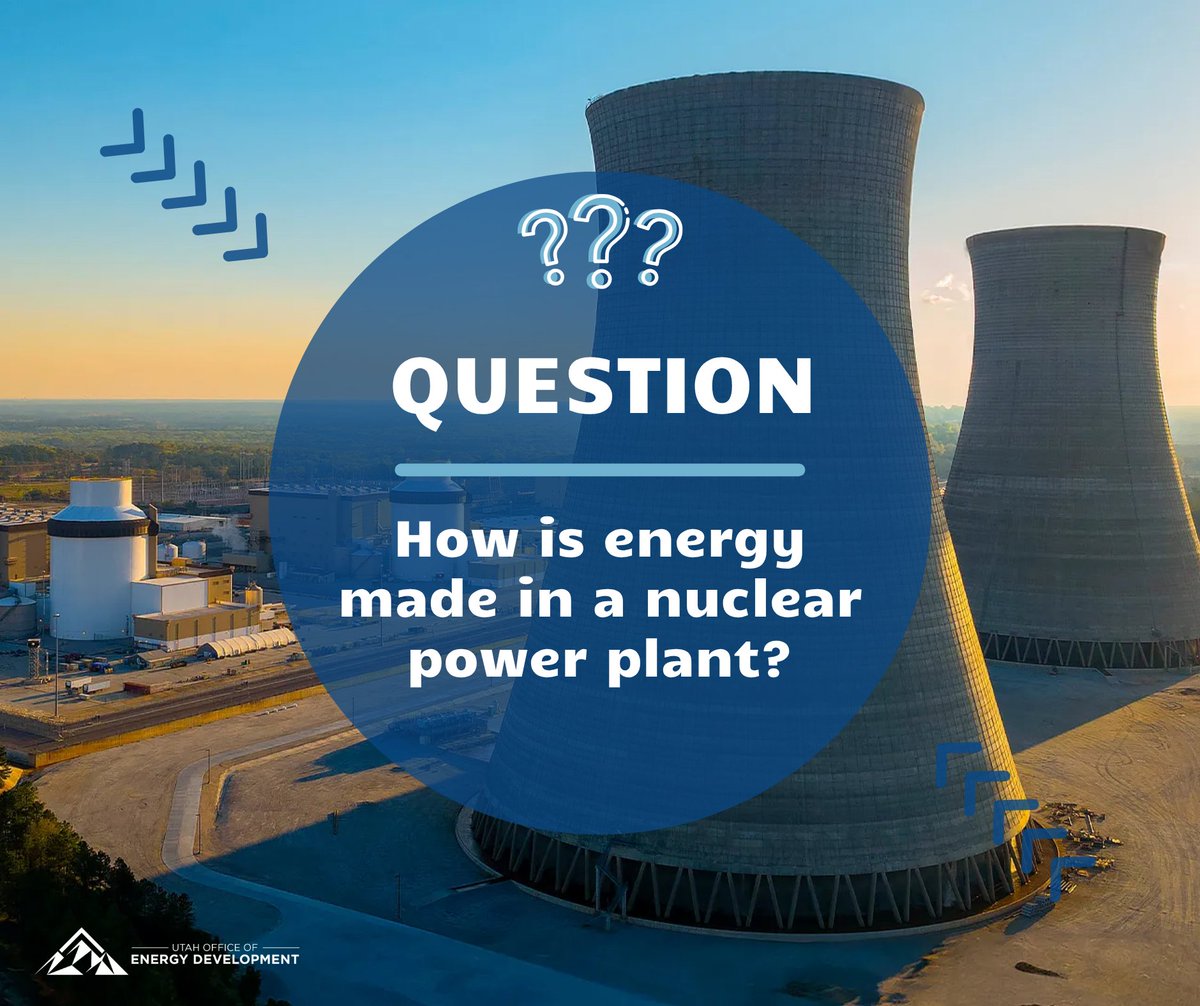 UtahOED's tweet photo. It's Nuclear Science Week! 💥

Swipe to learn how splitting a tiny uranium atom results in reliable, grid-scale power. Stay tuned for more nuclear facts this week!

#NuclearScienceWeek #EnergyFacts #CleanPower #utahoed https://t.co/OF6XsmJO6n