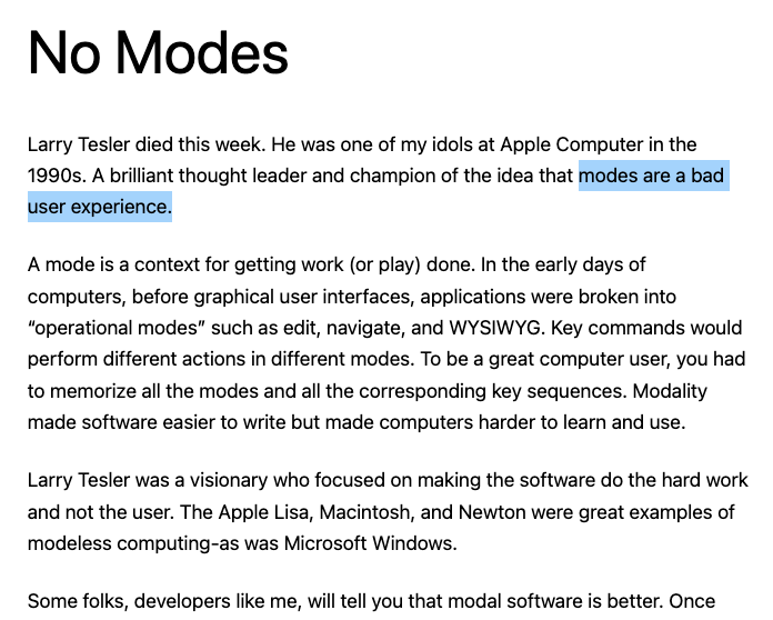 At ~1B weekly active users, their "modes" are your billion dollar business.