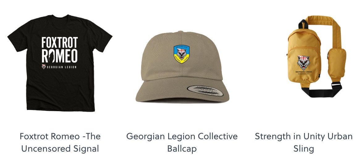 help_mgeli's tweet image. The Georgian Legion Collective store has added some new items! #FeedTheWolves and treat yourself to some awesome gear😃
bonfire.com/store/georgian…