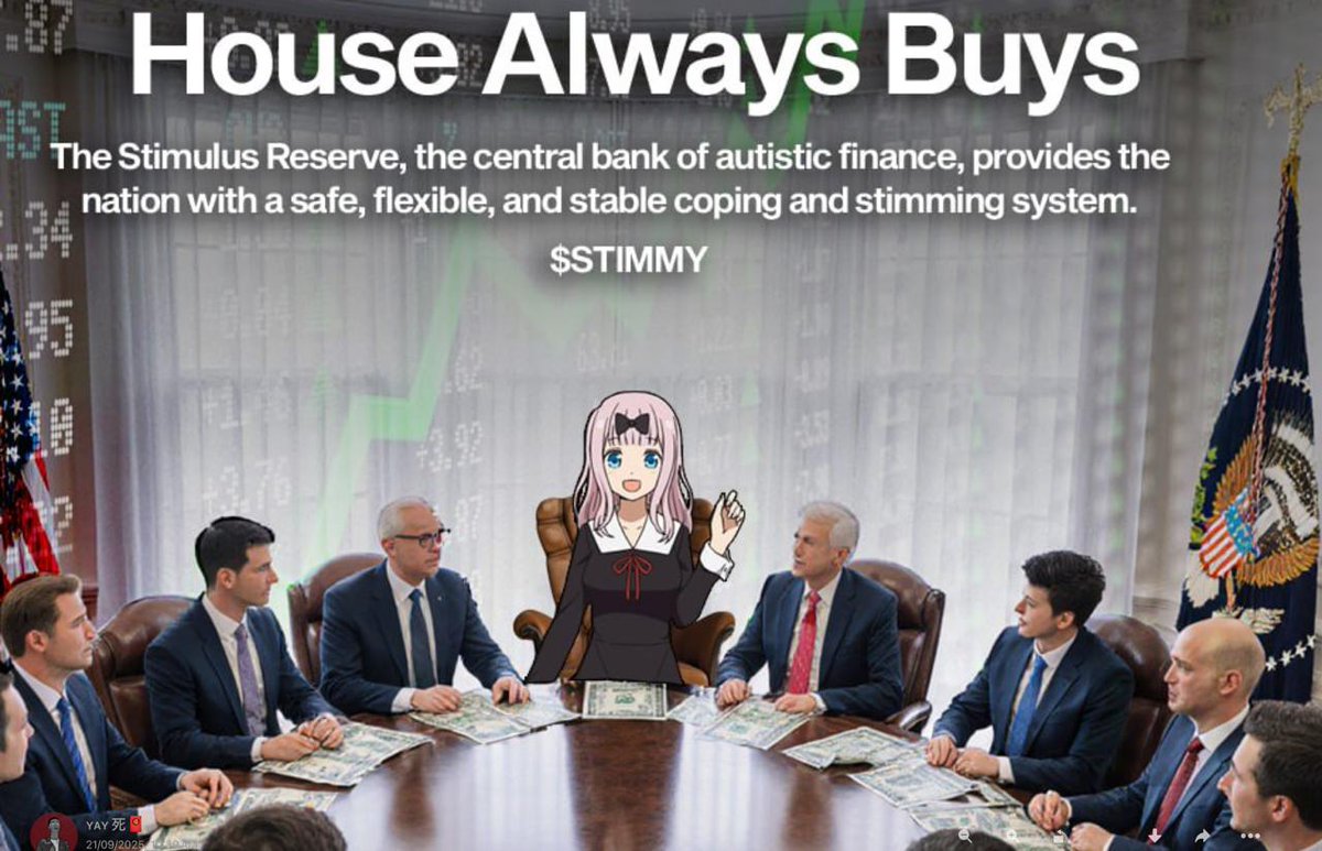 Join us to discuss all things $STIMMY, flywheel, lotto, bag worker rewards, and memes.

x.com/i/spaces/1MnGn…