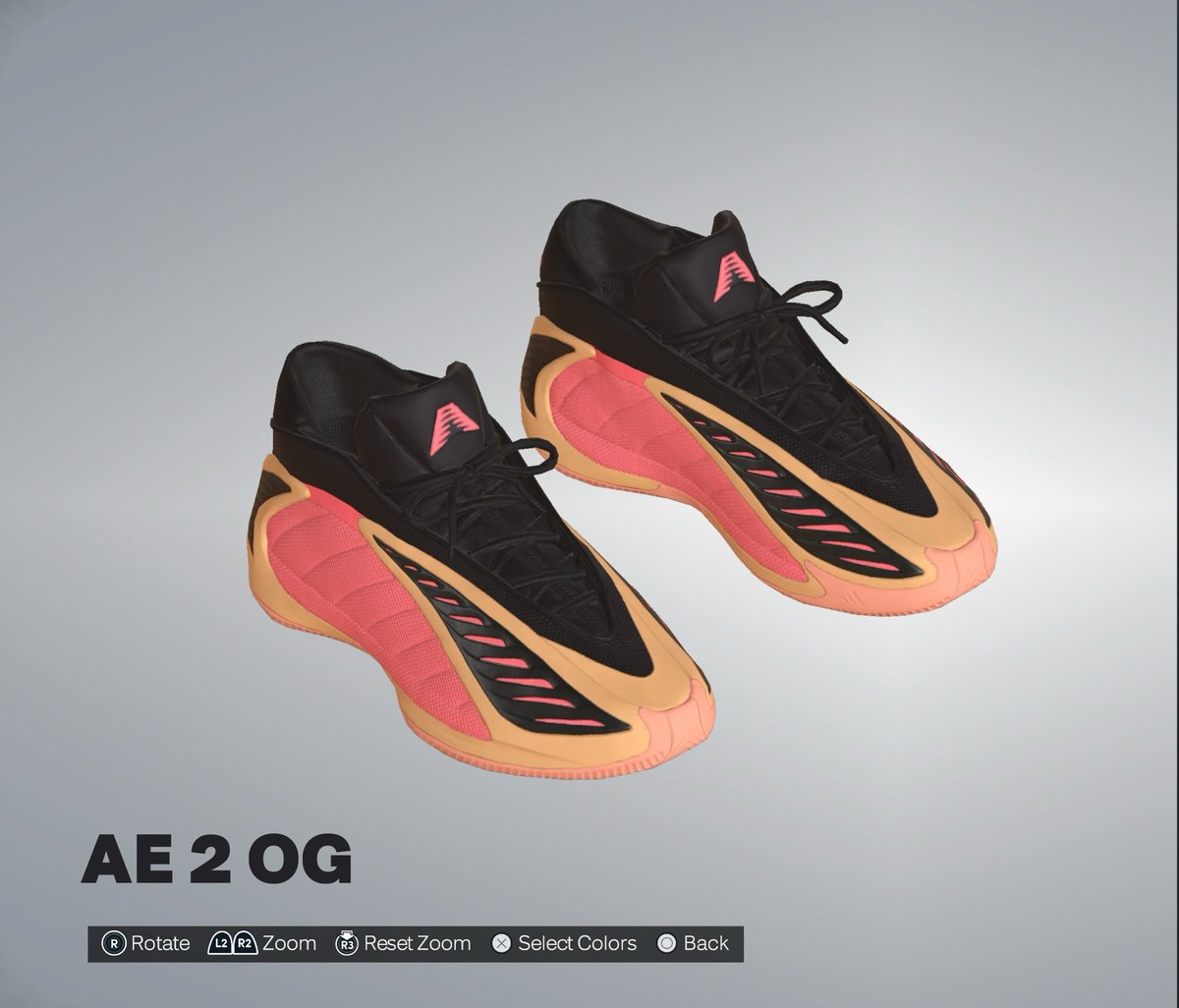 CruzControl2k's tweet image. I didn’t unlock adidas as an endorsement so idk if they are available once unlocked but I ended up just making my own in shoe creator .. looks pretty close. AE 2 #2KCommunity #NBA2K26 #Season2