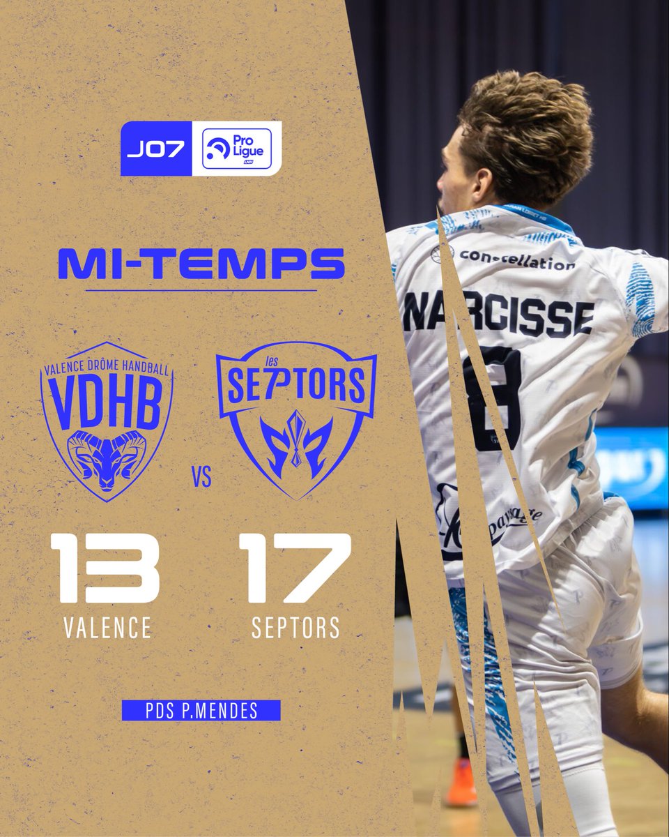 MI-TEMPS |

C’est la pause ici à Valence et nos bleus font le job !

Il faut poursuivre jusqu’à la dernière minute !

#ValenceSeptors