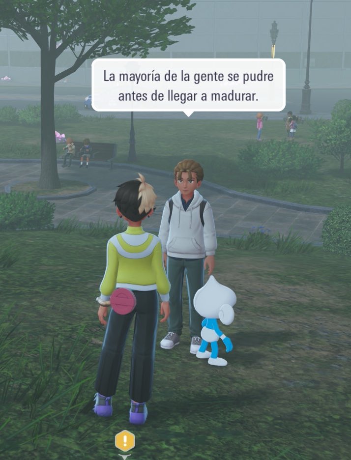 pokedexobscura's tweet photo. Los NPC de Leyendas Pokémon ZA están llenos de sabiduría 🧐 https://t.co/bxl38h9QmT