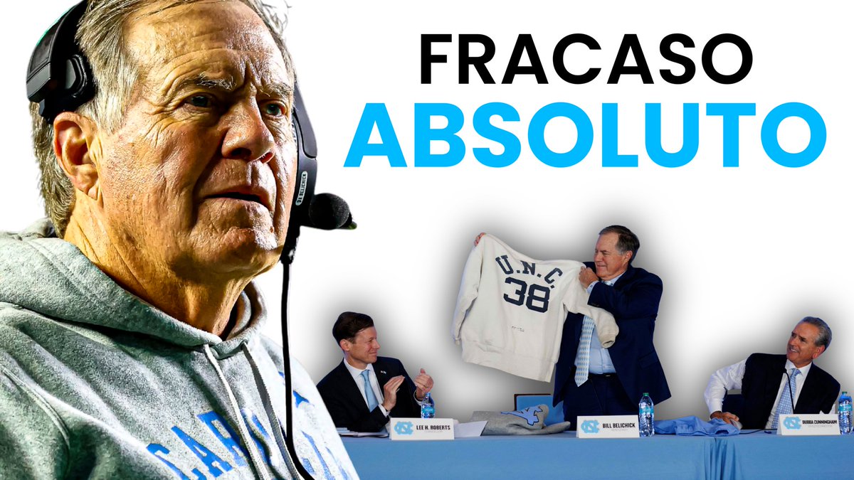 ¡NUEVO VÍDEO!

Bill Belichick llegó a North Carolina como una leyenda.
Hoy, su proyecto es un caos de ego, errores y desconexión.

En este vídeo explico qué está pasando realmente con Belichick y cómo ha acabado manchando su propio legado.

openinyoutu.be/FTAVZHKyqIg