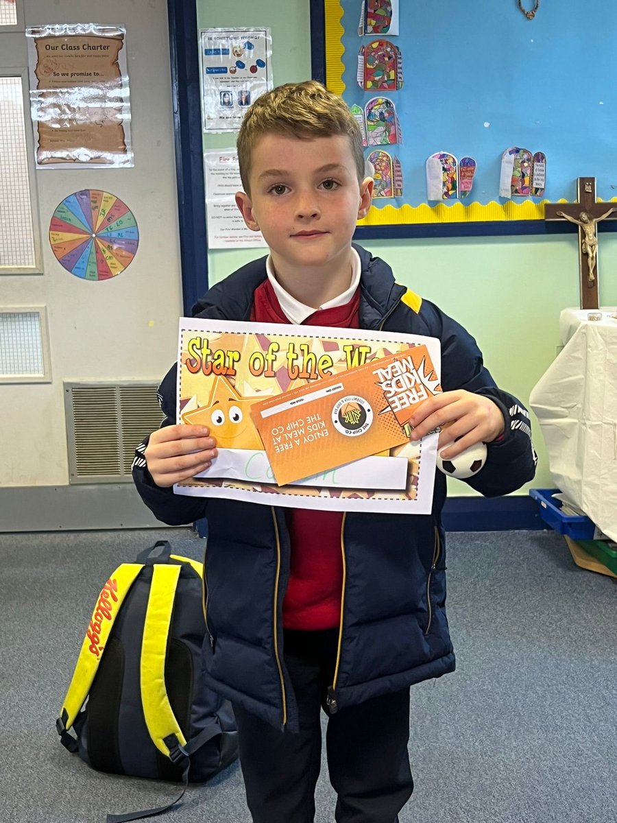 Congratulations to our <a href="/ChipCompany_/">Chip Company</a> Students of the Week 👏👏. Being an excellent role model, beautiful manners, fantastic Rosary prayers and enjoying our first full week in Ballymacward the themes this week 👏

#WORKHARDDREAMBIG