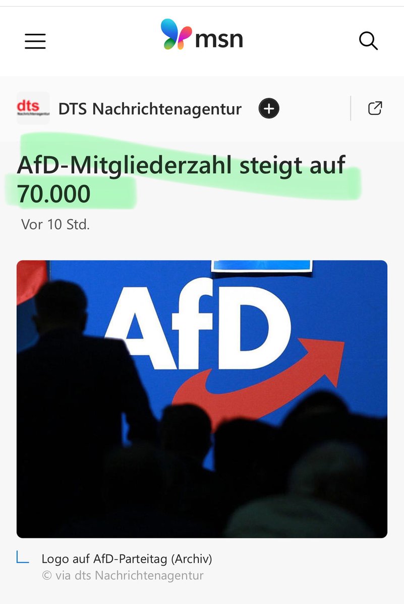 Tretet in die AfD ein. 
Jetzt erst recht.
