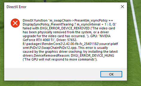 how to fix keep getting this when im in game