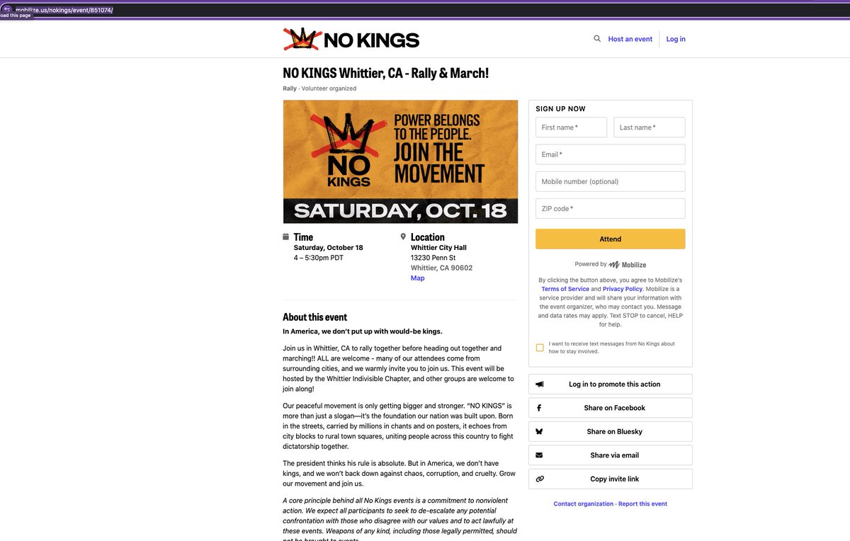 _nagarajananda's tweet image. 🚨*URGENT BREAKING INFORMATION FOR OCT. 18th*
DO NOT GO TO THE NO KINGS PROTESTS!
SHOCKING GOOGLE TRENDS RESULTS OF ADDRESSES OF PROTESTS SCHEDULED TOMORROW, OCT. 18TH ARE SHOWING UP IN REAL TIME OUT OF DISTRICTS IN ISRAEL.
WEBPAGES FROM THE NO KINGS SITE FOR INDIVIDUAL…