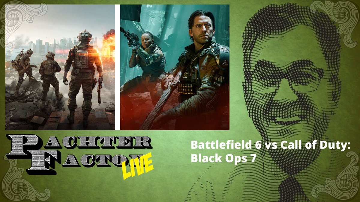 Is Battlefield 6 going to outsell Call of Duty: Black Ops 7? It's launched to record sales. Pachter Factor Live Ep. 50 for patrons, YT Members, and Twitch Prime!
patreon.com/posts/141460874
siftd.net/content/154502…
youtube.com/@SIFTDGames/po…
twitch.tv/videos/2594338…