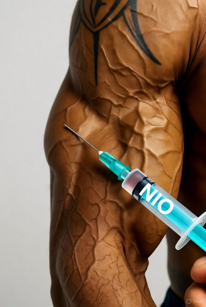 NIO_WilliamLi's tweet photo. Dear #NIOverse, I have to admit I'm addicted! Addicted to buy more&more #NIO shares as soon as I get my monthly salaries. But I guess this is one of the very seldom addicts leading to a big win at the end. Attached a original pic of my right arm. #NIOman https://t.co/SKDrZLe9pe