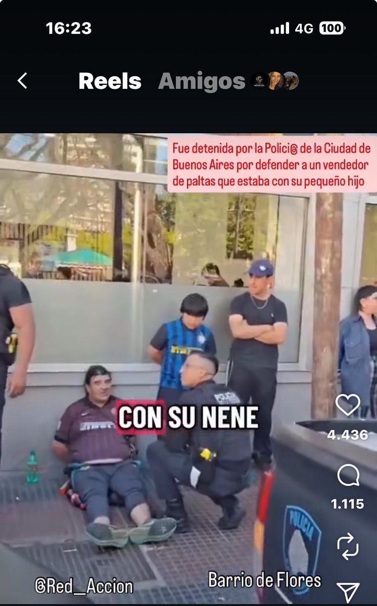 ⁦<a href="/jorgemacri/">Jorge Macri</a>⁩  che, patasucia ¿no te da vergüenza que tu policía haga estas cosas? Ni hablar de cómo cagan a palos a los jubilados. Y bueno ¿que de podía esperar de un Macri.