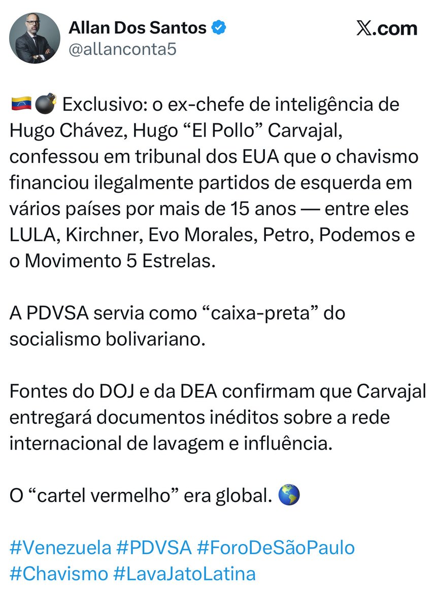Maubmarcon's tweet photo. Pelo que se desenha, não é só Maduro que terá que ter medo de Trump… https://t.co/dYoSR74EL1
