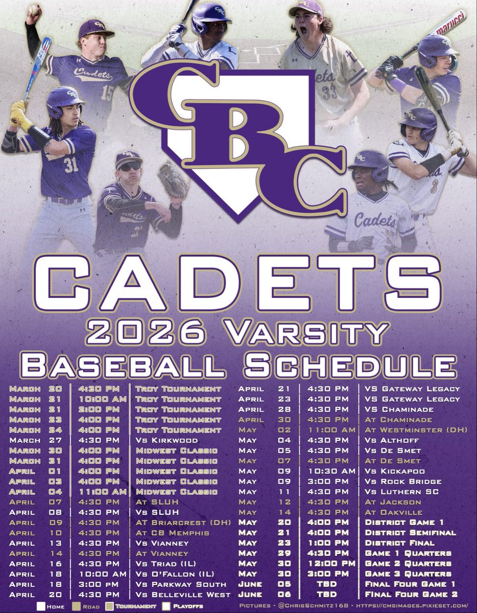 KalePrice2026's tweet photo. Schedule is out! Let’s GO!!!
@cbchsbaseball @MidlandBasebal @NCSARaymond https://t.co/56IE8znyYN