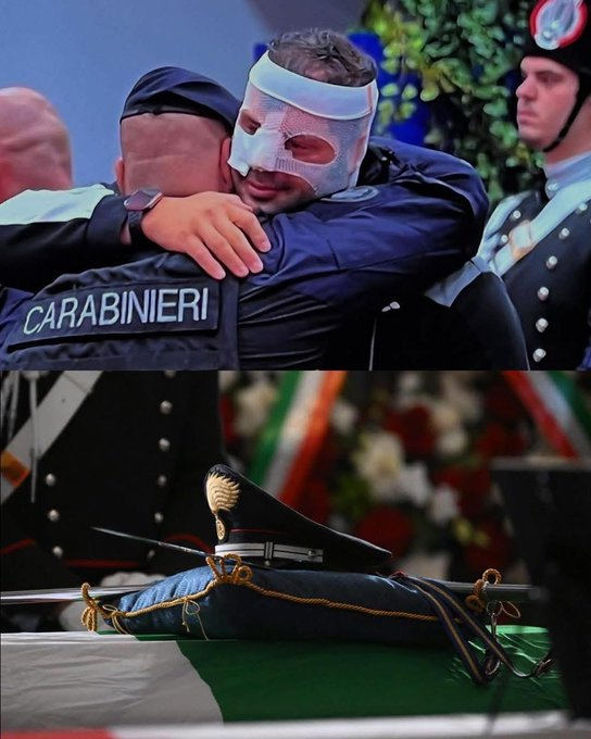 x810990's tweet photo. volevo complimentarmi con @myrtamerlino per il post accorato e di gratitudine nei confronti dei @_Carabinieri_ uccisi, ho visto che si è pure inginocchiata insieme a #Boldrini. Grazie #Myrta, questo Paese non ti merita. https://t.co/UWspjZYugR