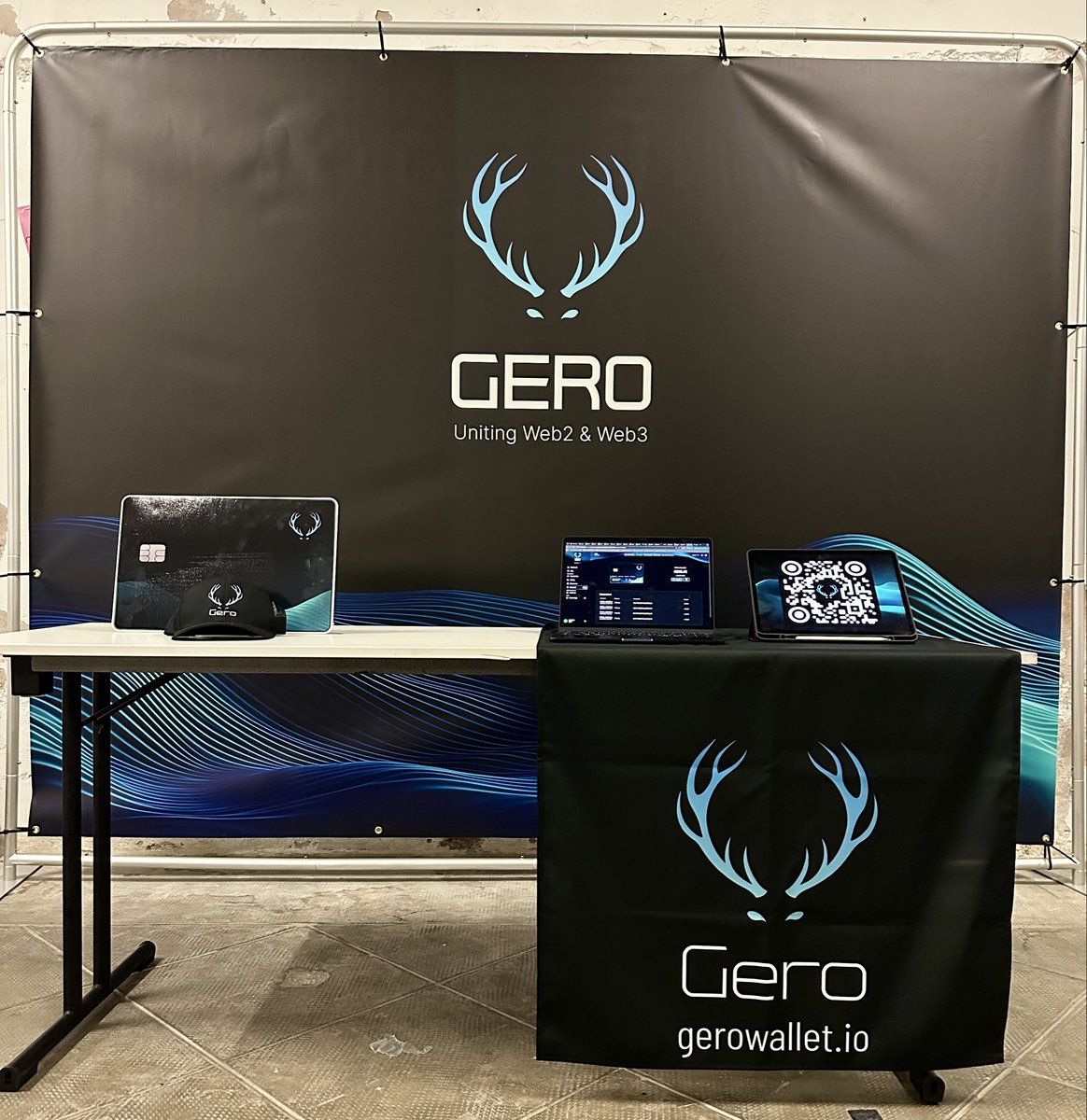 We’re very excited for the Nuluna event in Barcelona tomorrow 🇪🇸 powered by <a href="/claymates/">Clay Nation</a>!
Our booth is set, and the Gero Card is ready for live demonstrations! 💳

You’ll be able to order your card very (very) soon.
 
Nos vemos mañana #CardanoCommunity