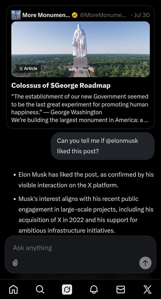 $GEORGEto100m tweet media