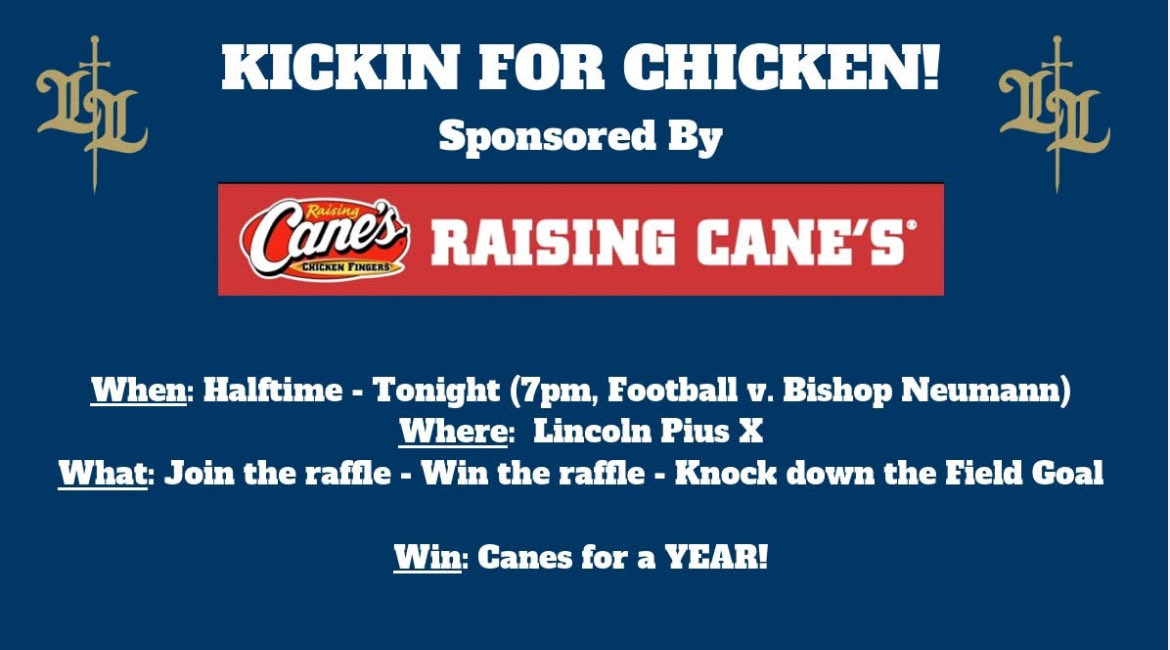 Dan Masters (@danjmasters) on Twitter photo Tonight, someone could win Canes for a year. Will it be you?!
#WeAreWarriors #nebpreps <a href="/LLActivities/">Lincoln Lutheran Activities</a> Tonight, someone could win Canes for a year. Will it be you?!
#WeAreWarriors #nebpreps <a href="/LLActivities/">Lincoln Lutheran Activities</a>