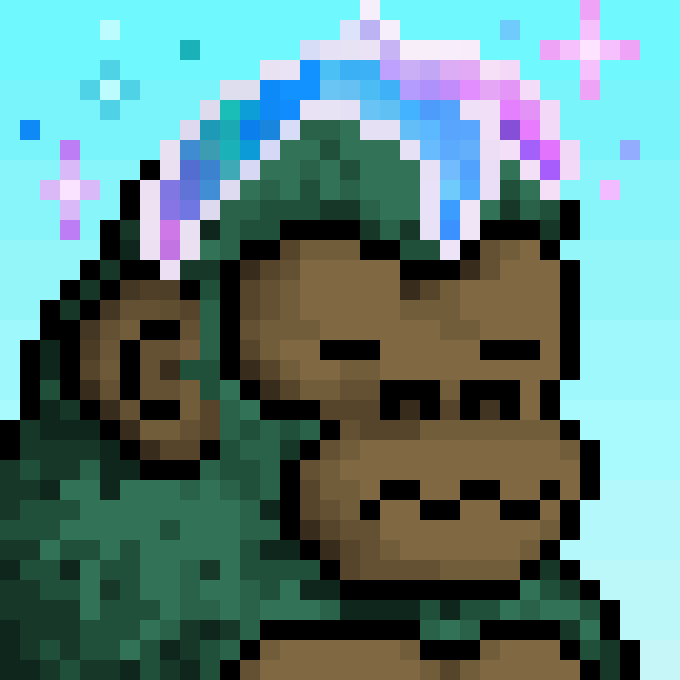 YEYEmeta's tweet photo. 10m KONG burnt on Day 1 of @CyberKongz Evolution.

That's 1% of 1b Total Supply.

4000 CK Baby get to migrate to new EVO contract and evolve for KONG fee.

You can re-roll another 7 moar times if you wish.

But... it costs moar n moar KONG.

So here's the alpha, there isn't enough KONG in total supply for all 4000 Baby to max evolve 8 times. (1 evolve + 7 re-roll)

Also all KONG used for evolving and re-rolling.. are instantly burnt.

Now for the final act, the Shiny Banana Hat on my CyberKongz Evo Baby now.. is from Max Evolution 8 (yes i max rolled🥲)

What's so special about the Shiny Banana Hat?

*shrugs* 👀